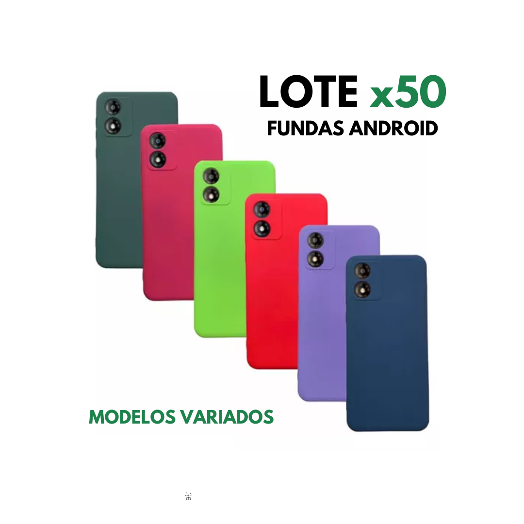 LOTE x50 Fundas Android