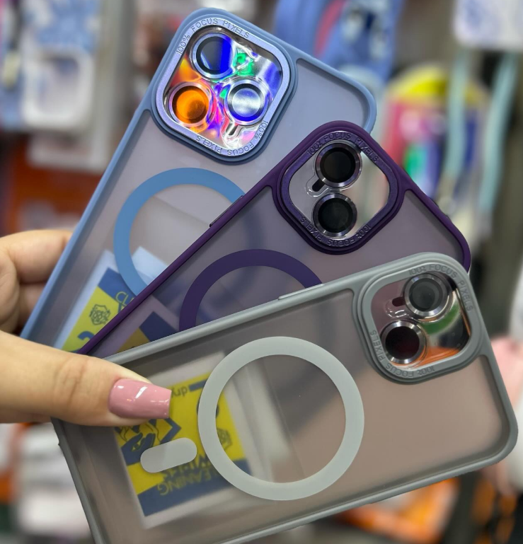 Case MagSafe + protector camara