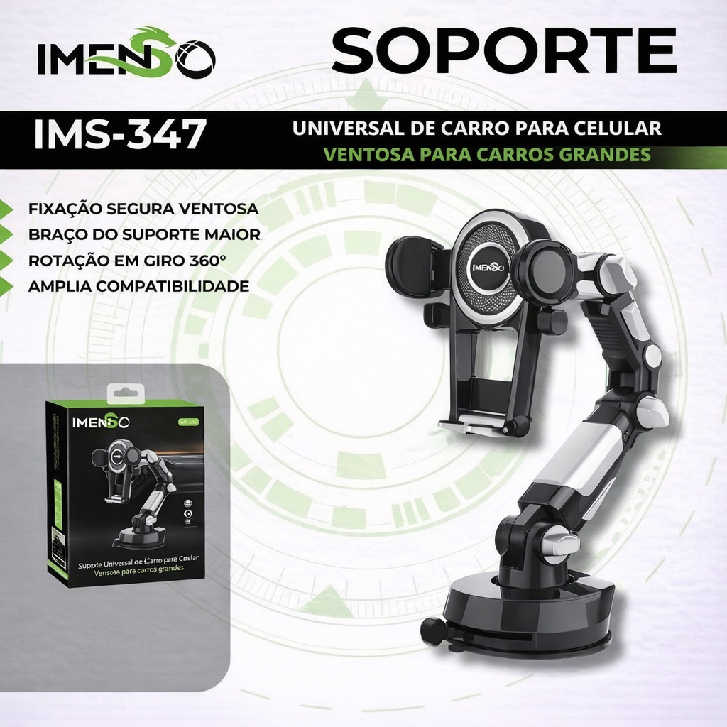 Soporte Auto IMENSO IMS-347 Brazo Largo Reforzado