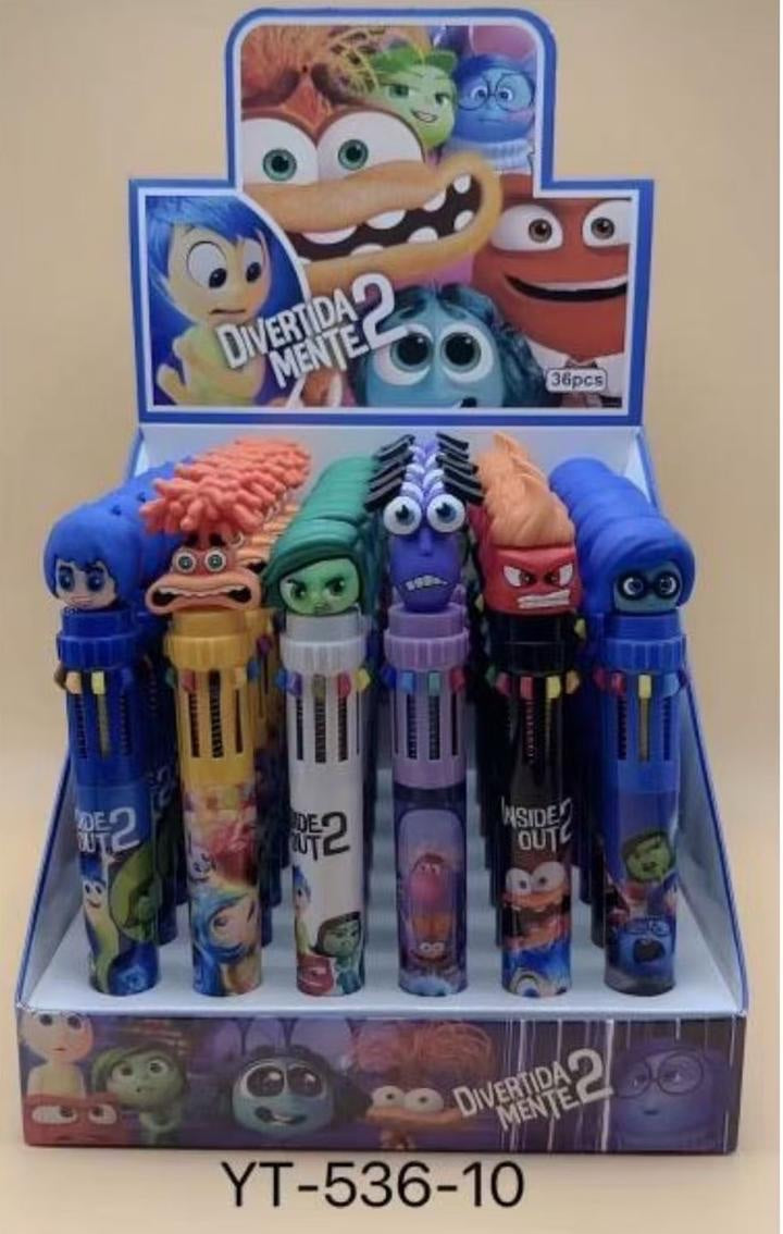 Lapiceras 10 colores Intensamente