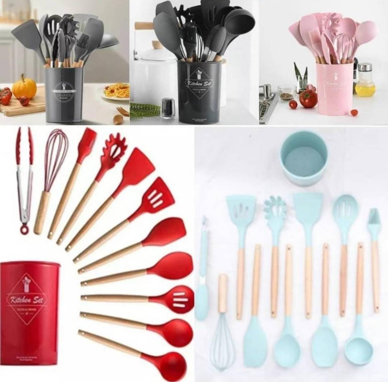 Kit 12 Utensílios de Cocina