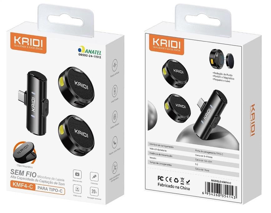Microfono Lapela Tipo-C kaidi