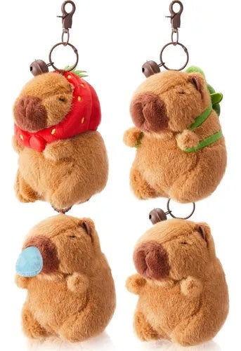 Llaveros de capivara peluche