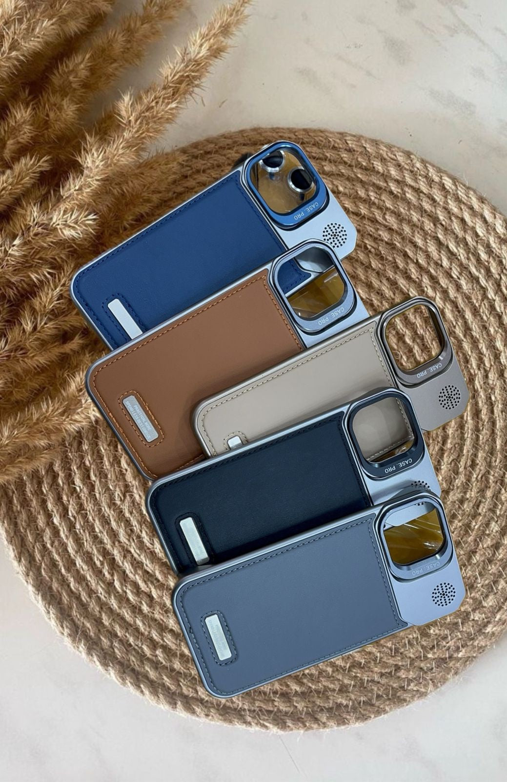 Case de cuero + lents