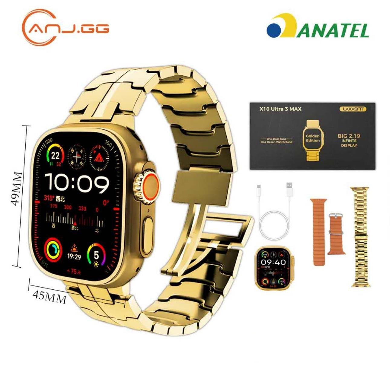 Smart watch X10 ULTRA Metallic