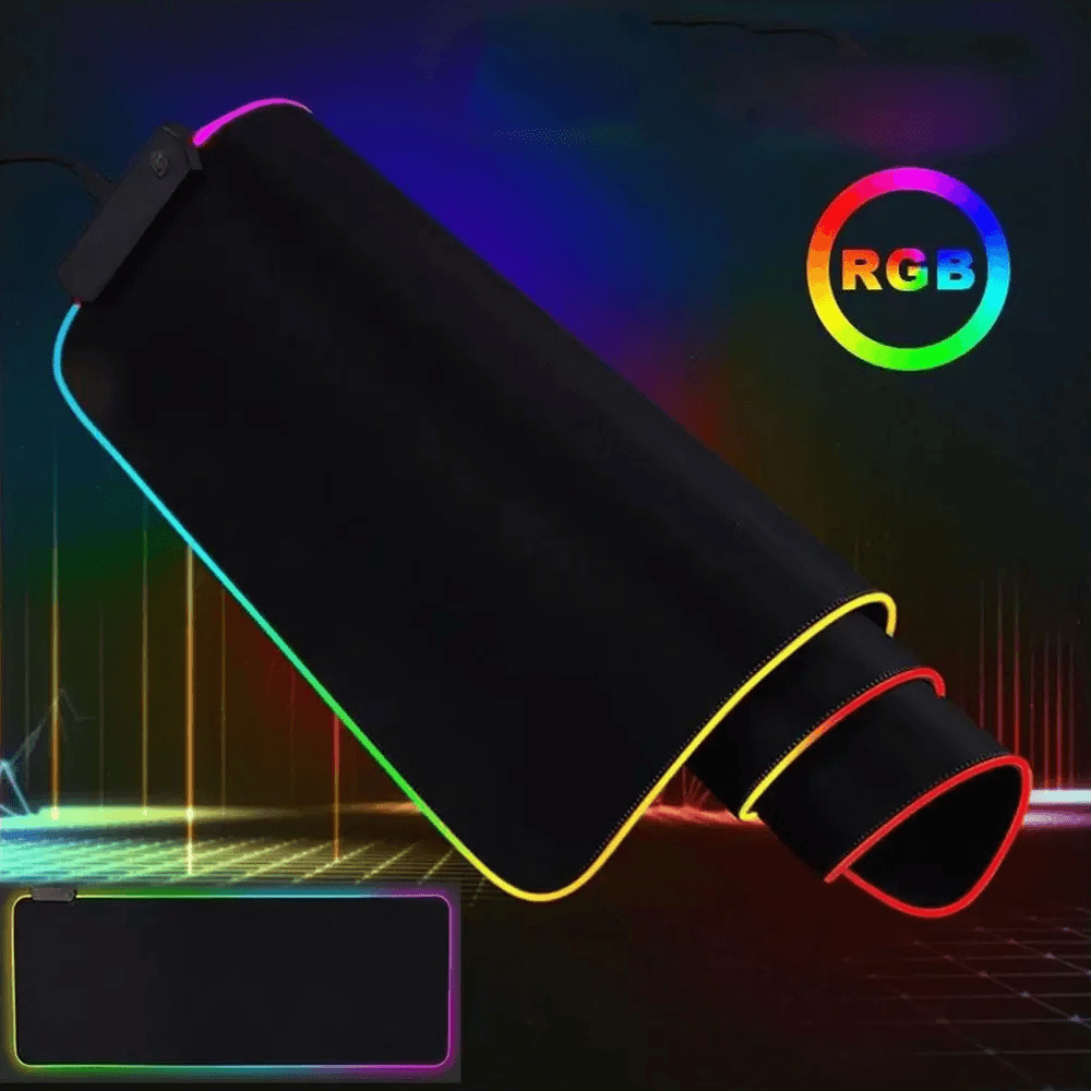 MOUSEPAD GAMER Extra Grande con LED RGB Speed Edition - ABAB