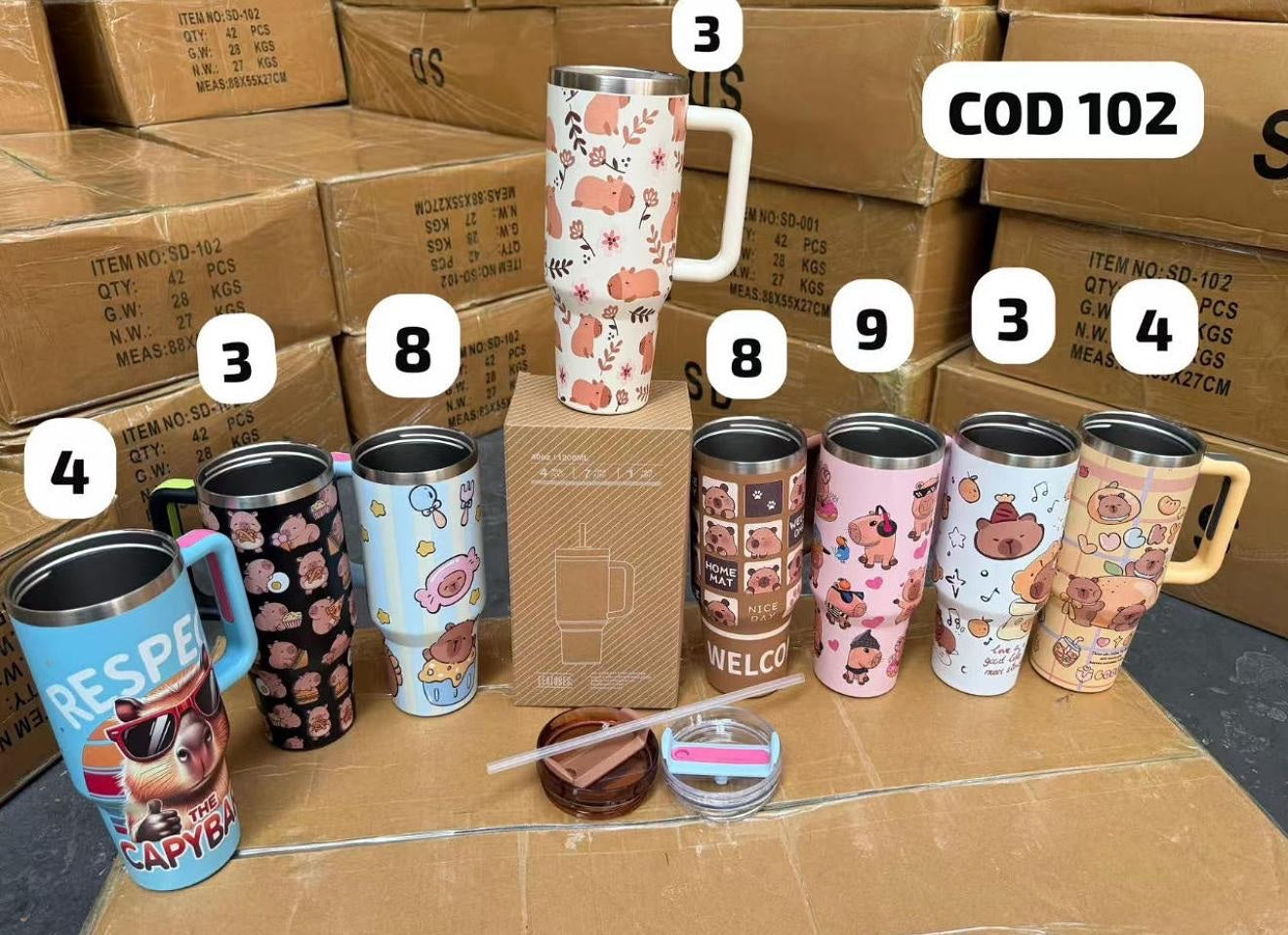 Vaso Kencher CAPIVARA