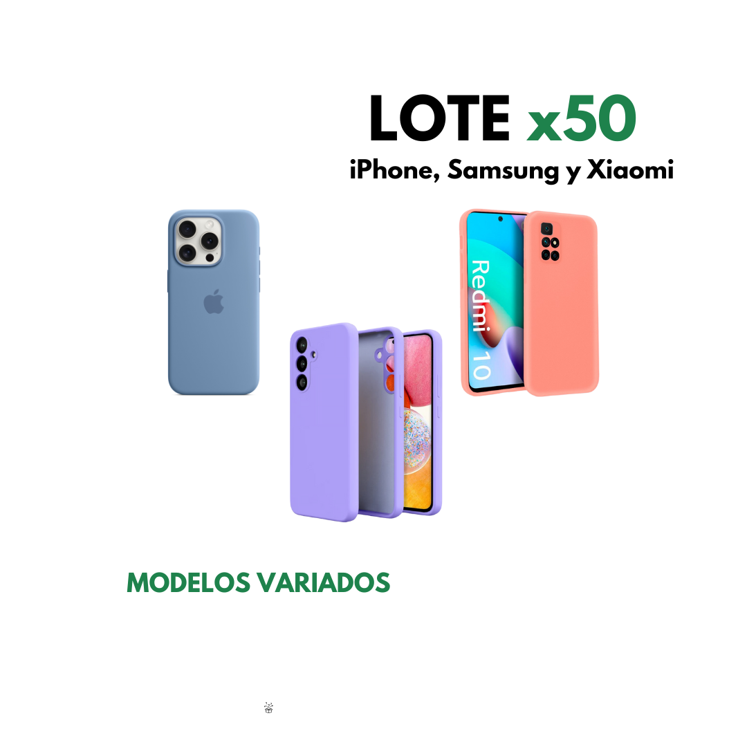 LOTE x50 Fundas Variadas