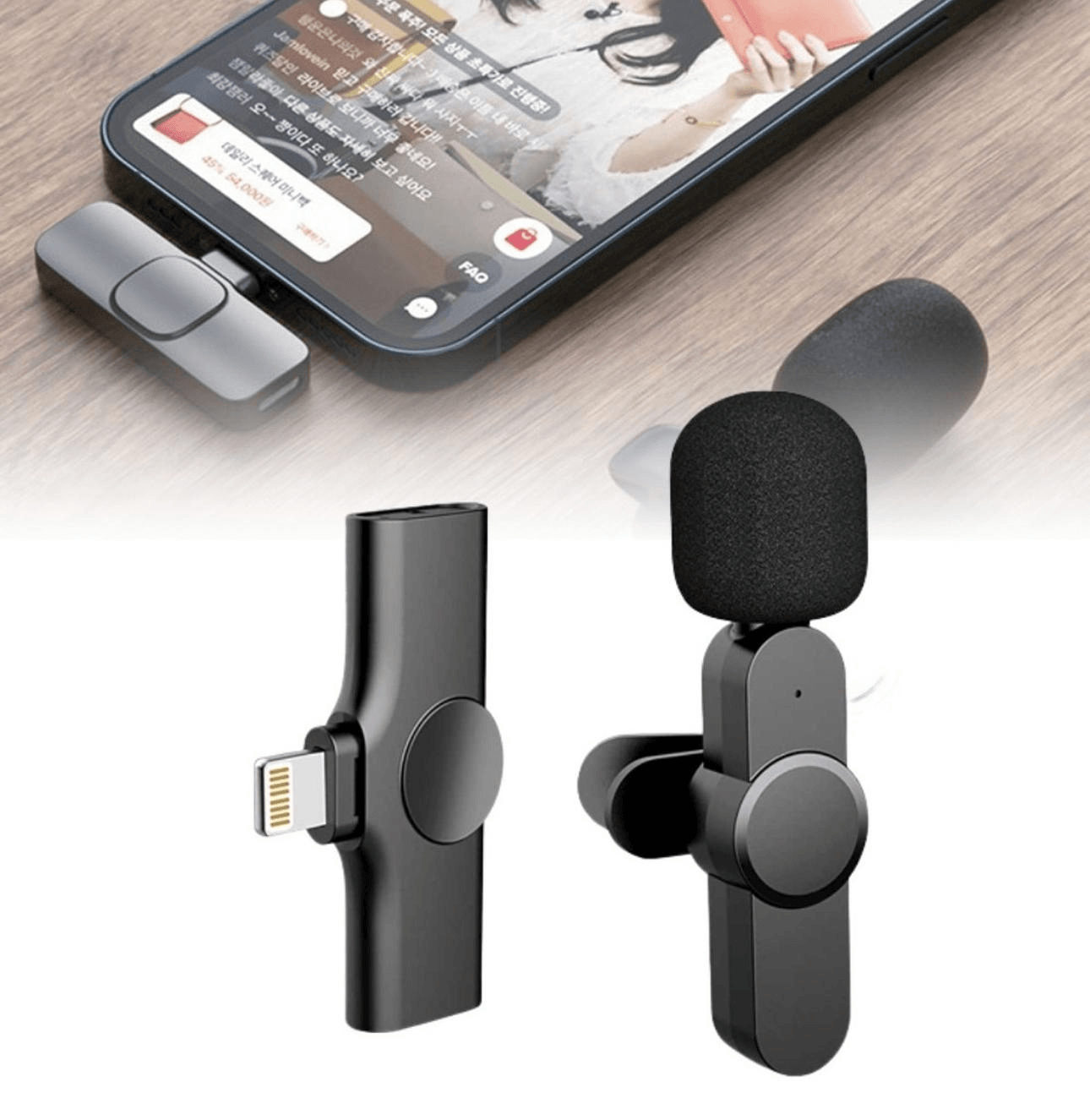 Micrófono lapela Profesional iPhone Lightning - ABAB