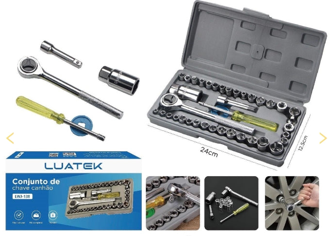 Kit de Tubos con Crique 40 Piezas