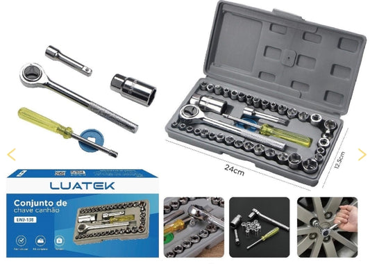 Kit de Tubos con Crique 40 Piezas