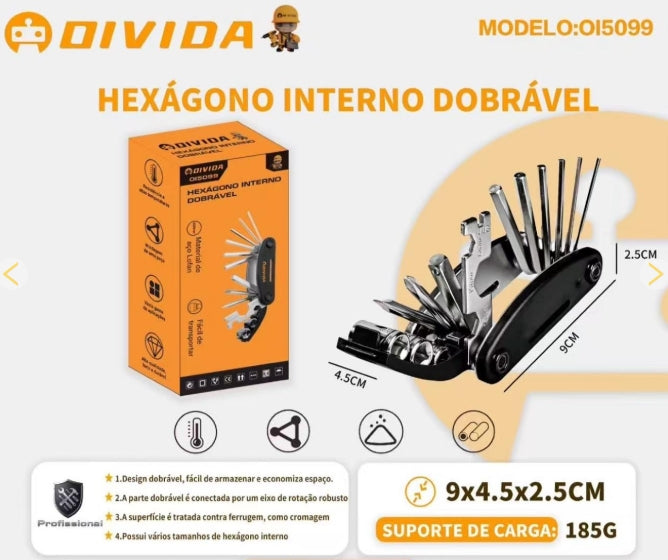 Kit de Herramienta Navaja 16 en 1
