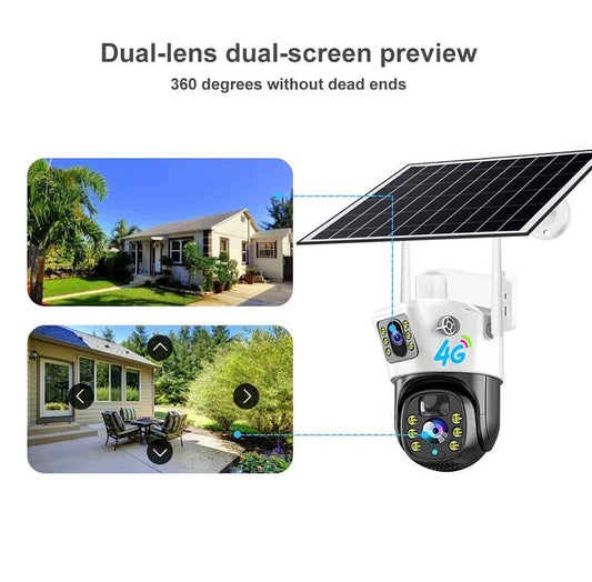 Cámara V380 PRO 4G PANEL SOLAR