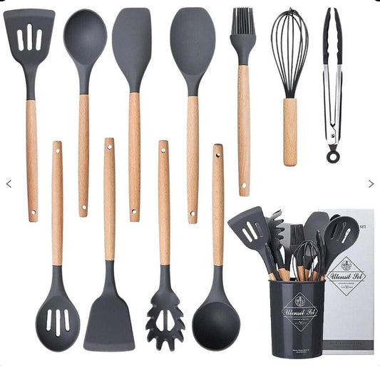 Kit 12 Utensílios de Cocina