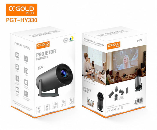 Proyector Portátil HD Multimedia a’Gold PGT-HY330