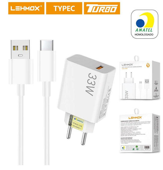 Cargador Turbo 33W USB-C LE-407