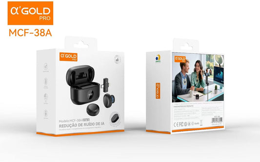 Micrófonos Bluetooth TWS con Reducción de Ruido a’Gold MCF-38A