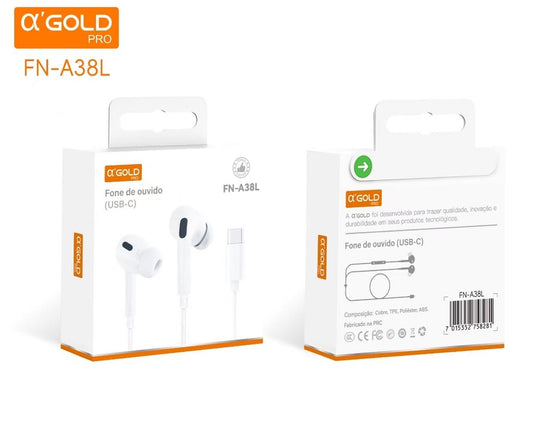 Auriculares con Micrófono Tipo-c a’Gold FN-A38L