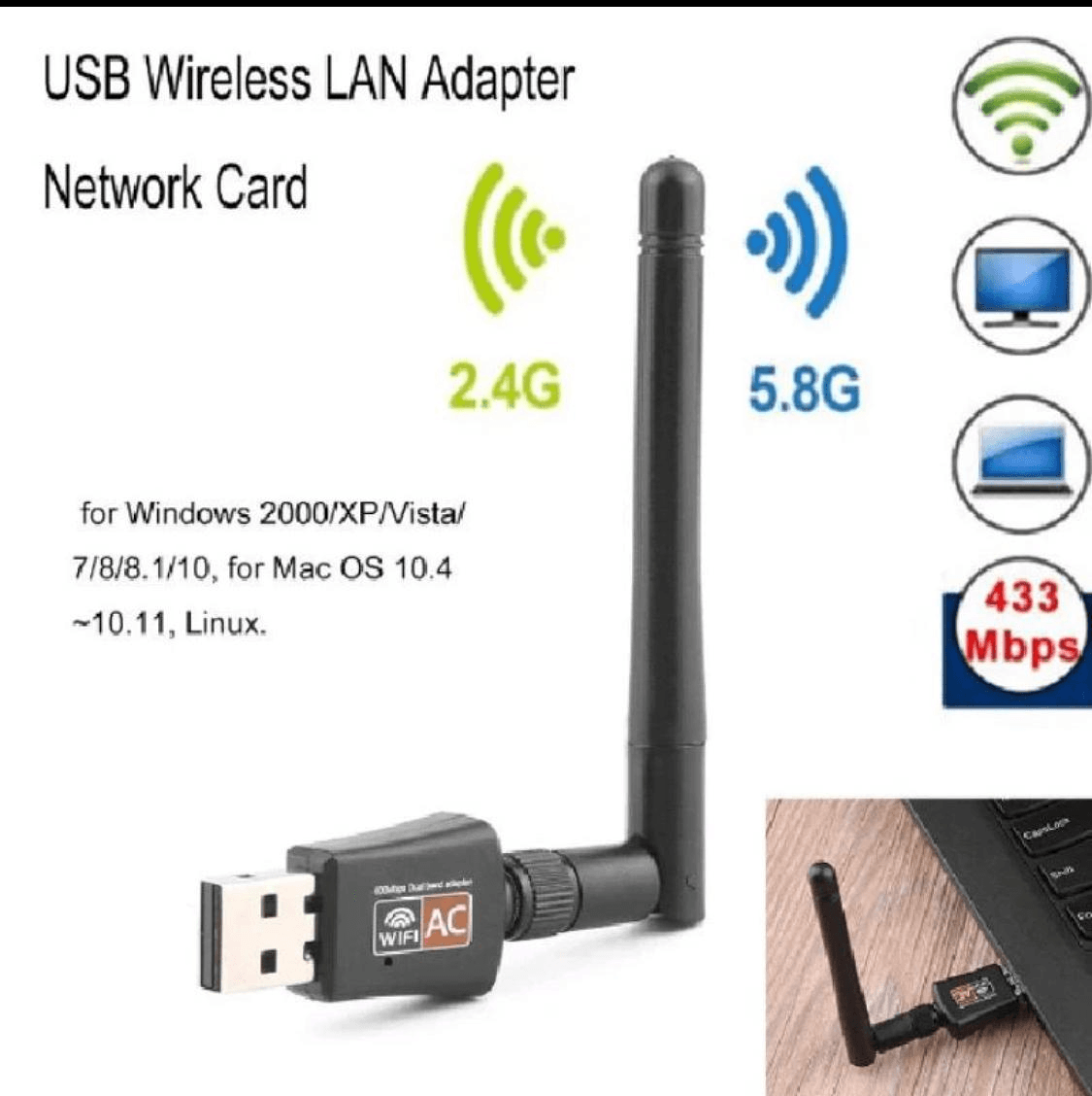 Antena WIFI Adaptador - ABAB