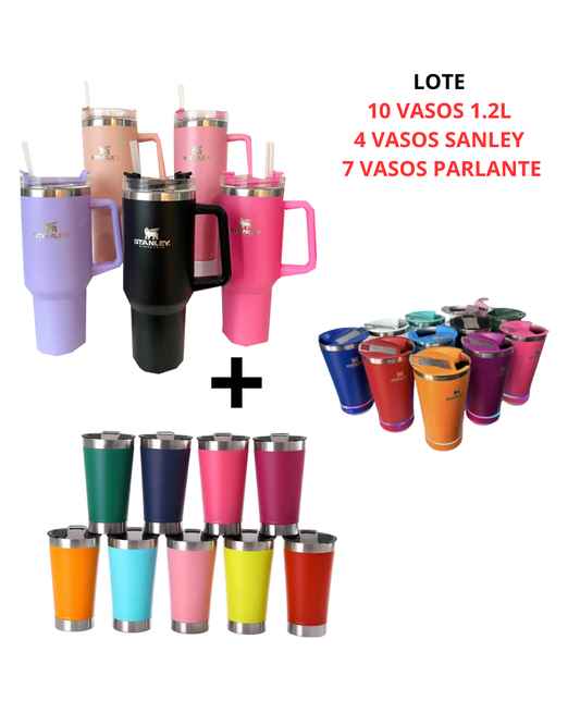 LOTE VASOS STANLEY