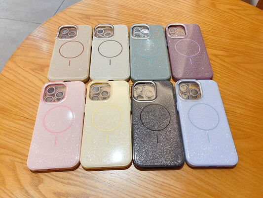 Funda MagSafe con brillo