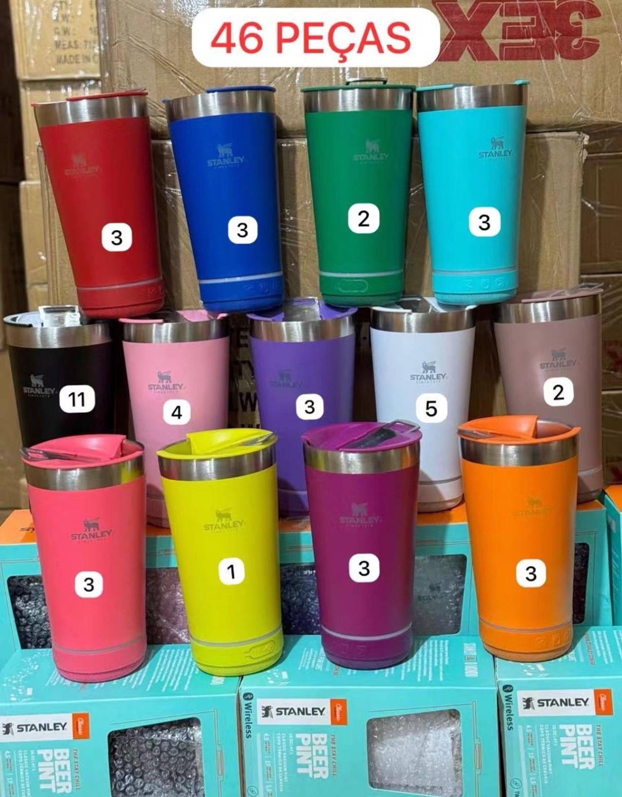 Vasos Stanley con parlante