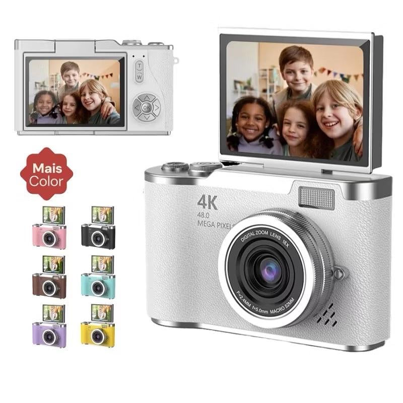 Camara digital vintage 48MP 180 °