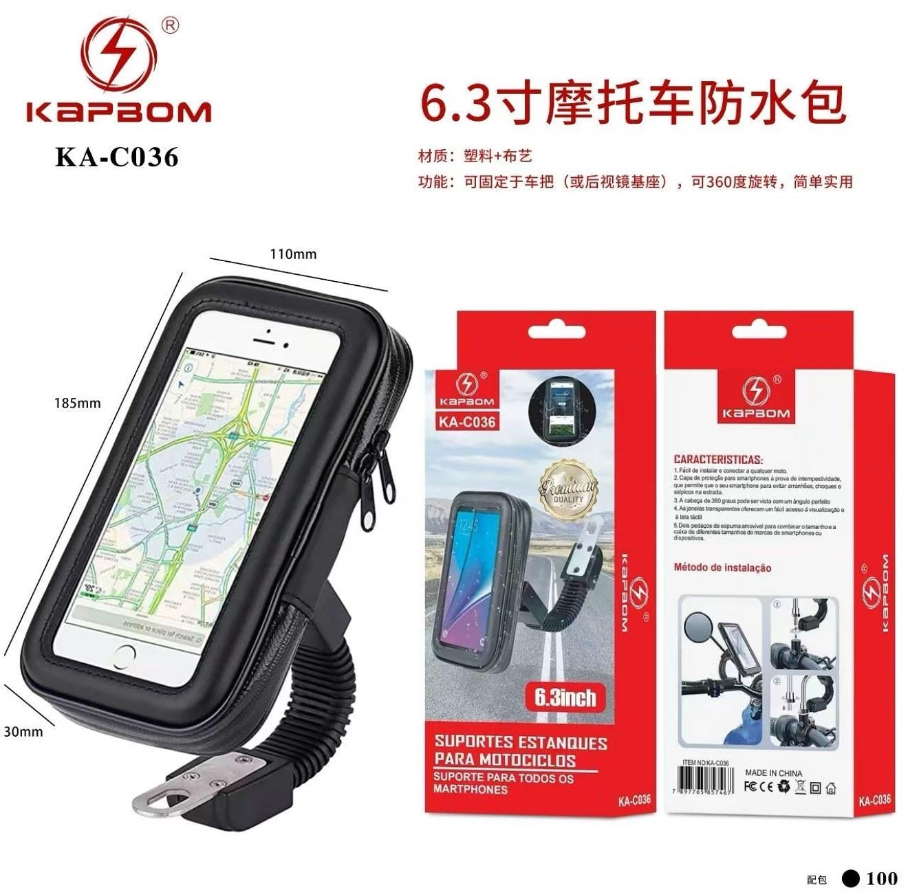 Soporte para moto anti robo