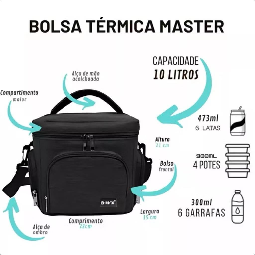 Bolso termico 10lts ideal para playa