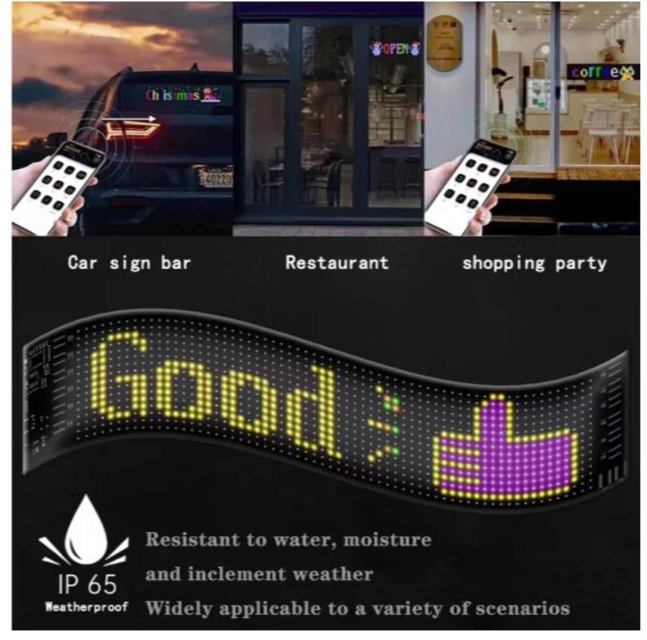 Panel digital de pixel para personalizar con app