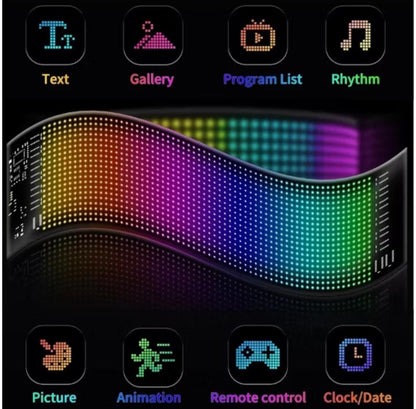 Panel digital de pixel para personalizar con app
