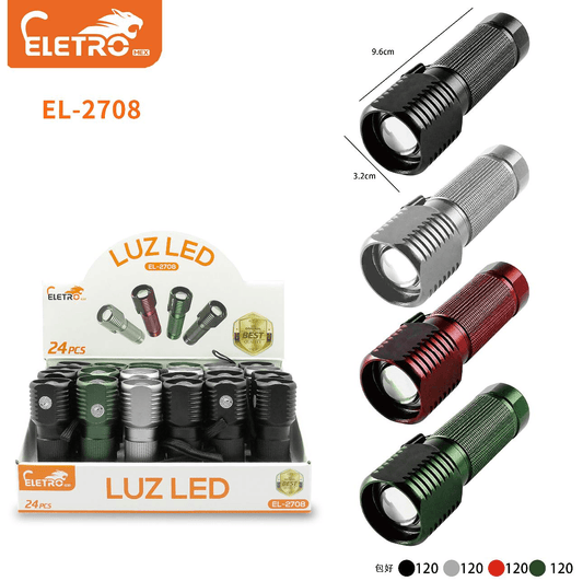 Mini linterna alta calidad zoom - ABAB