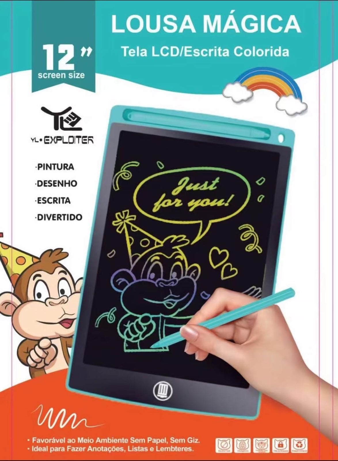 Pizarrón infantil 12"